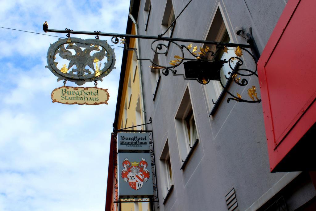 Burghotel Stammhaus Nürnberg Exteriör bild